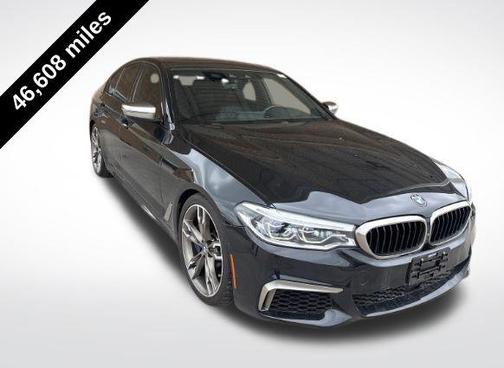 Black Sapphire Metallic 2018 BMW M550 i xDrive