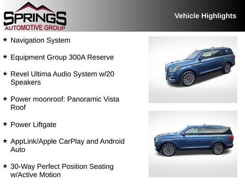 Blue Diamond 2019 Lincoln Navigator Reserve