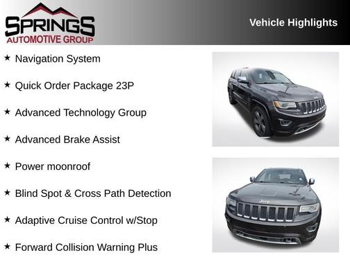 2015 Jeep Grand Cherokee Overland