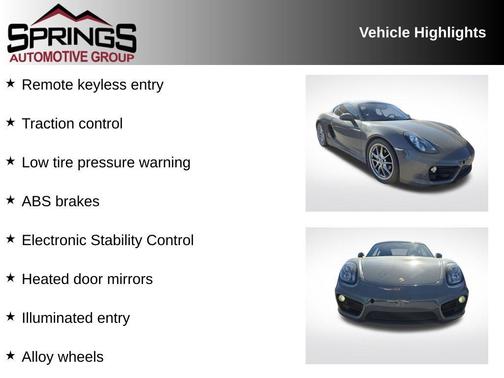 2016 Porsche Cayman Base