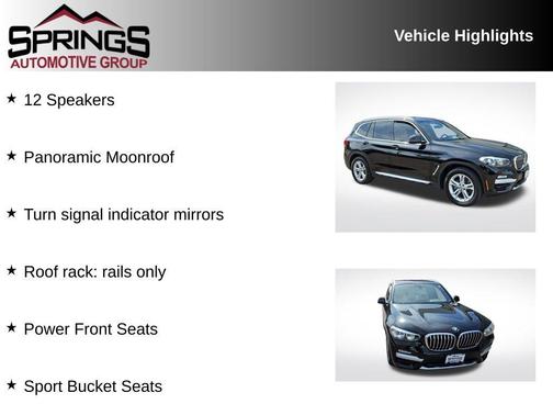 2019 BMW X3 sDrive30i