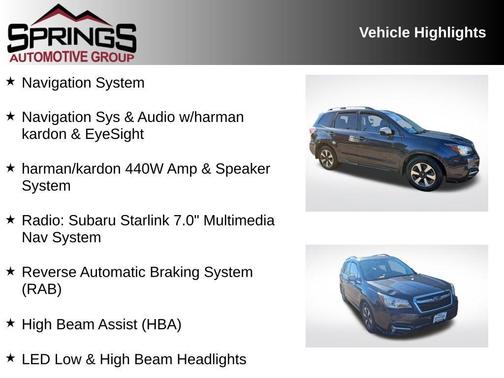 2017 Subaru Forester 2.5i Limited