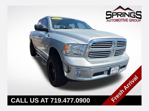 Bright Silver Clearcoat Metallic 2017 RAM 1500 Big Horn