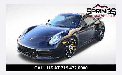 Black 2018 Porsche 911 Turbo S