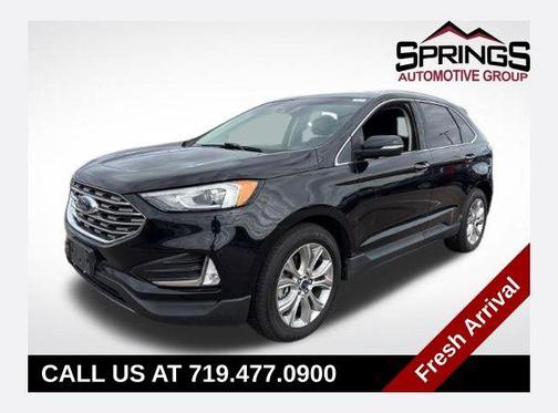 Black Metallic 2019 Ford Edge Titanium