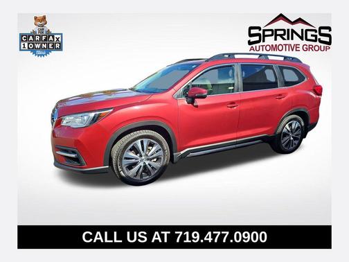 Crimson Red Pearl 2019 Subaru Ascent Limited 8-Passenger