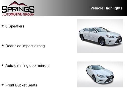 2018 Lexus ES 350 Base