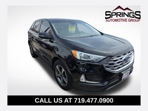 Black 2020 Ford Edge SEL