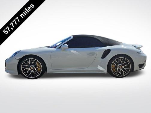 White 2015 Porsche 911 Turbo S