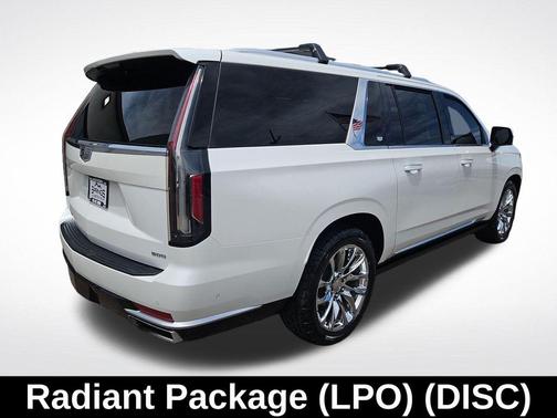 Crystal White Tri-Coat 2022 Cadillac Escalade ESV Premium Luxury Platinum