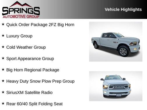 2018 RAM 2500 Big Horn