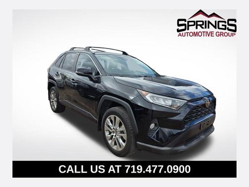 Midnight Black Metallic 2021 Toyota RAV4 XLE Premium