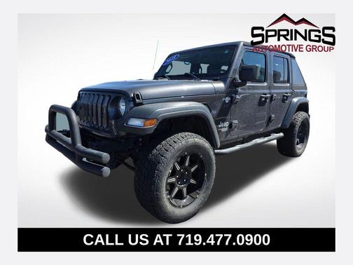 Granite Crystal Clearcoat Metallic 2018 Jeep Wrangler Unlimited Sport