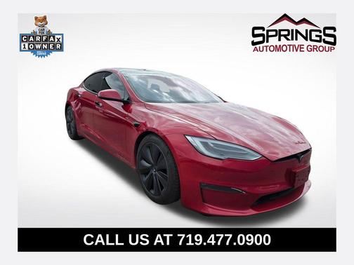 Red Multi 2021 Tesla Model S Plaid