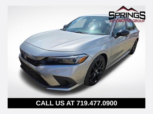 Silver 2022 Honda Civic Sport