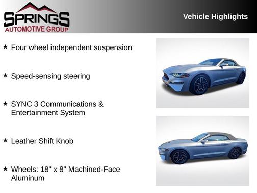 2019 Ford Mustang EcoBoost Premium