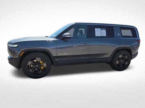 Gray 2023 Rivian R1S Adventure Quad Motor Large Pack