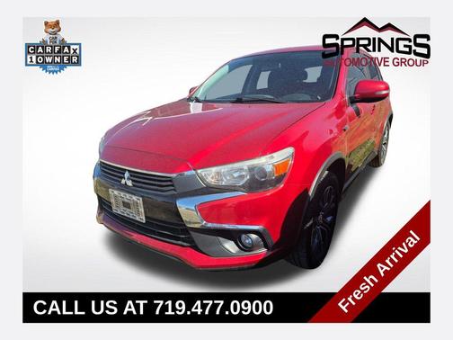 Red 2017 Mitsubishi Outlander Sport 2.4 SE