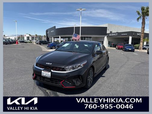 Aurora Black 2023 Kia Forte GT-Line