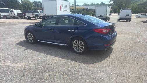 Lakeside Blue 2017 Hyundai SONATA Limited