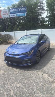 Blue Crush Metallic 2020 Toyota Corolla XSE