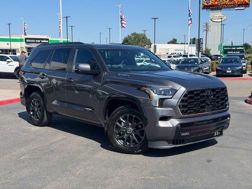 Magnetic Gray Metallic 2024 Toyota Sequoia Platinum