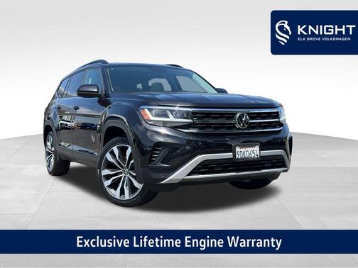Deep Black Pearl Effect 2022 Volkswagen Atlas 3.6L SE w/Technology