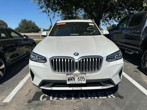 White Metallic 2023 BMW X3 sDrive30i