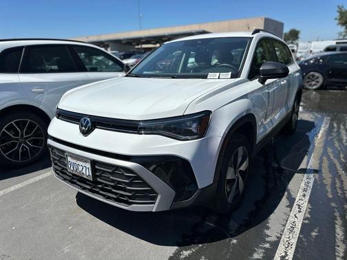 Pure White 2025 Volkswagen Taos 1.5T S