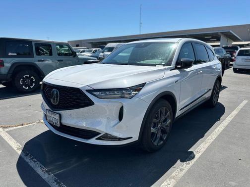 Platinum White Pearl 2024 Acura MDX A-Spec