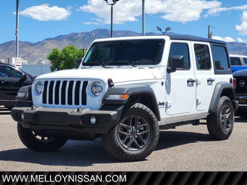 Bright White Clearcoat 2024 Jeep Wrangler Sport S