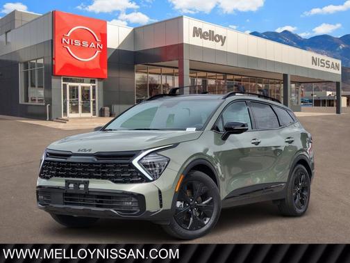 Jungle Green 2025 Kia Sportage Plug-In Hybrid X-Line Prestige