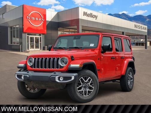Firecracker Red Clearcoat 2025 Jeep Wrangler 4-Door Sahara 4x4