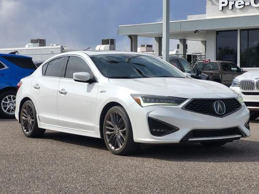 Platinum White Pearl 2020 Acura ILX Technology Package