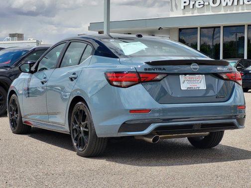Atlantic Gray Metallic/Super Black 2025 Nissan Sentra SR