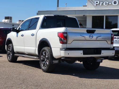 Pearl White 2021 Nissan Titan Platinum Reserve