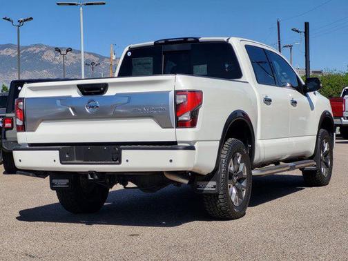 Pearl White 2021 Nissan Titan Platinum Reserve