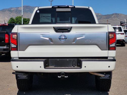 Pearl White 2021 Nissan Titan Platinum Reserve