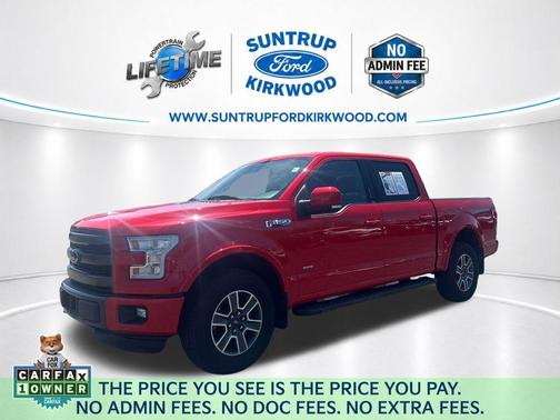 Race Red 2015 Ford F-150 Lariat