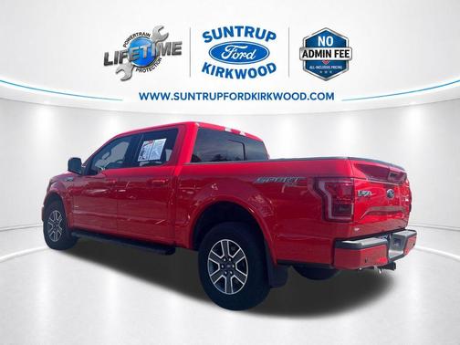 Race Red 2015 Ford F-150 Lariat