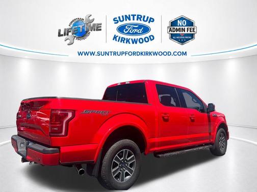 Race Red 2015 Ford F-150 Lariat