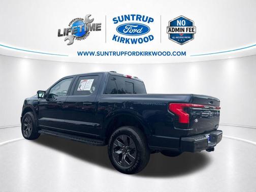 Antimatter Blue Metallic 2025 Ford F-150 Lightning LARIAT