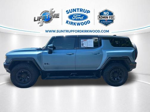 Neptune Blue 2024 GMC HUMMER EV SUV 3X