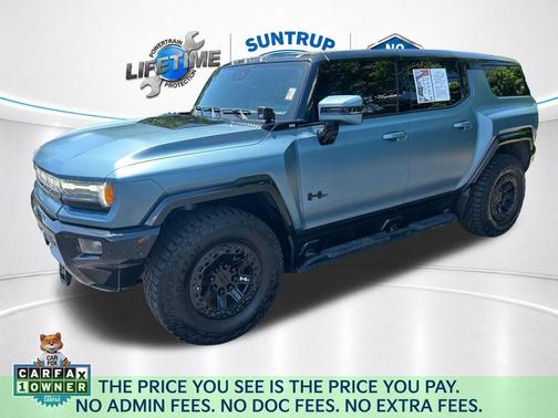 Neptune Blue 2024 GMC HUMMER EV SUV 3X