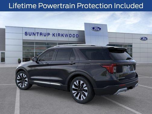 Agate Black Metallic 2026 Ford Explorer Platinum