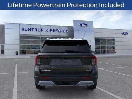 Agate Black Metallic 2026 Ford Explorer Platinum
