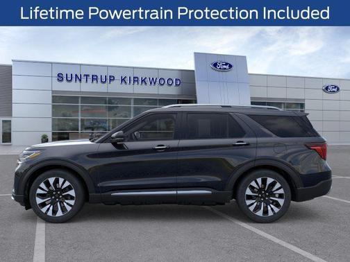 Agate Black Metallic 2026 Ford Explorer Platinum