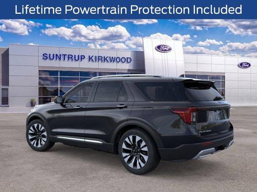 Agate Black Metallic 2026 Ford Explorer Platinum