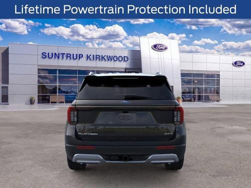 Agate Black Metallic 2026 Ford Explorer Platinum