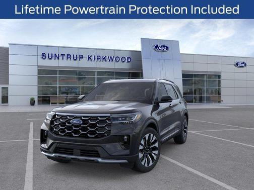 Agate Black Metallic 2026 Ford Explorer Platinum